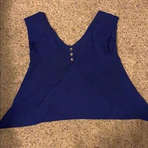 Open front butterfly style shirt